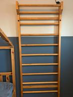Houten wandrek / klimrek in goede staat, Ophalen of Verzenden, Zo goed als nieuw, Klimnet, Aanbouwonderdeel