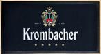 Krombacher bier barmat reclame barrunner cafe decoratie, Ophalen of Verzenden, Nieuw, Reclamebord, Plaat of Schild, Overige merken