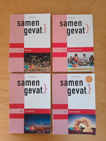 Samengevat biologie, scheikunde, natuurkunde en beco vwo beschikbaar voor biedingen