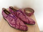 Pepe Milan herenschoenen 42 leder zwart-wit-grijs print en p, Ophalen, Overige kleuren, Nieuw, Veterschoenen