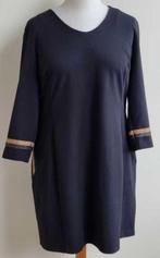 Green Ice zwarte jurk met biesjes mt. 46, Kleding | Dames, Zwart, Maat 46/48 (XL) of groter, Ophalen of Verzenden, Zo goed als nieuw