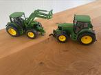 2 Tractors John Deere Siku, Hobby en Vrije tijd, Modelauto's | 1:32, Verzenden, Gebruikt, Tractor of Landbouw, SIKU