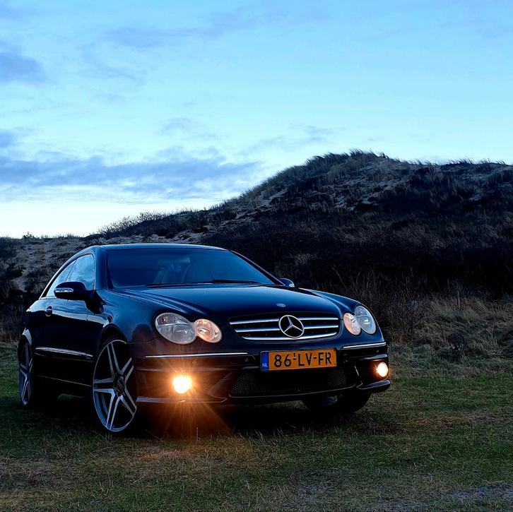 Mercedes-Benz CLK 2.6 Clk240 Coupe AUT 2003 Zwart, Auto's, Mercedes-Benz, Particulier, CLK, Benzine, F, Coupé, Automaat, Origineel Nederlands