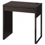IKEA Micke bureau, zwartbruin, Huis en Inrichting, Bureaus, Ophalen, Gebruikt