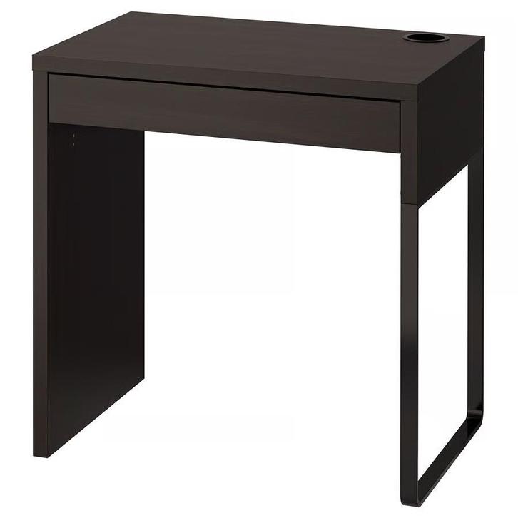 IKEA Micke bureau, zwartbruin, Huis en Inrichting, Bureaus, Gebruikt, Ophalen