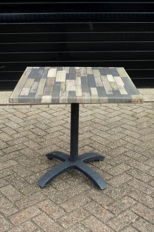 2 vierkante terrastafels tuintafel klaptafel 80x80 cm., Tuin en Terras, Tuinmeubel-accessoires, Gebruikt, Ophalen