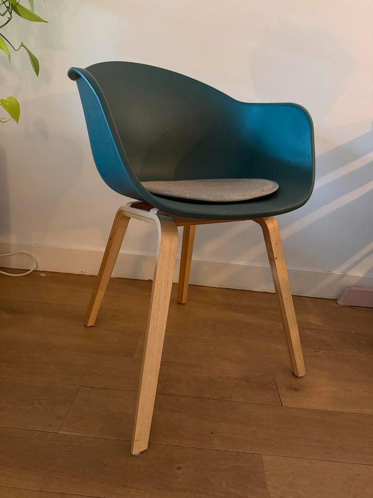 4x NOUS Living eetkamerstoel; Scandinavisch design, Huis en Inrichting, Stoelen, Gebruikt, Vier, Hout, Overige kleuren, Ophalen