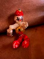 Vintage oud kerst bal gablonzer man pop, Diversen, Kerst, Ophalen of Verzenden, Zo goed als nieuw