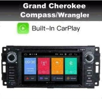 Jeep Grand Cherokee Patriot navigatie carkit android 10 dab+ beschikbaar voor biedingen