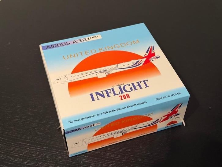 Titan Airways A321-200 neo Inflight IF321N-UK 1/200, Verzamelen, Luchtvaart en Vliegtuigspotten, Nieuw, Schaalmodel, Ophalen of Verzenden