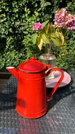 Koffie kan Vintage koffie kan Brocante koffie kan, Antiek en Kunst, Antiek | Emaille, Ophalen of Verzenden