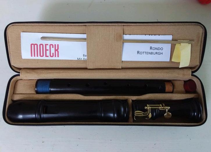 MOECK Rottenburgh Tenor Grenadille met dubbele klep, 4427, Muziek en Instrumenten, Blaasinstrumenten | Blokfluiten, Zo goed als nieuw