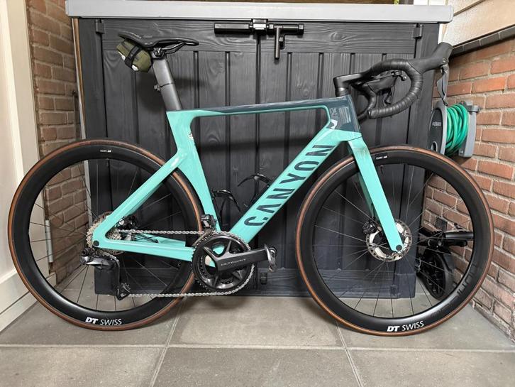 Canyon Aeroad CF SLX 8 Di2 Ultegra M=56cm DT Swiss als nieuw, Fietsen en Brommers, Fietsen | Racefietsen, Zo goed als nieuw, Heren