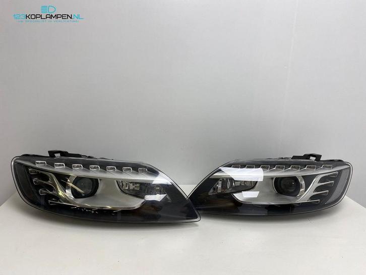 (VR) Audi Q7 4L Bi-Xenon Led koplamp links rechts, Auto-onderdelen, Verlichting, Audi, Gebruikt, Ophalen of Verzenden