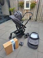 Joolz Day+ kinderwagen antraciet – met reiswieg, voetenzak &, Kinderen en Baby's, Kinderwagens en Combinaties, Zo goed als nieuw