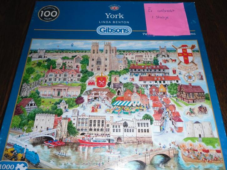 Legpuzzel div. 1000 stukjes 7 stuks, Hobby en Vrije tijd, Denksport en Puzzels, Zo goed als nieuw, Legpuzzel, 500 t/m 1500 stukjes