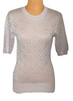 NIEUW VELOUR by NOSTALGI truitje, top, grijs/wit, Mt. S, Kleding | Dames, Truien en Vesten, Nieuw, Velour by Nostalgi, Maat 36 (S)