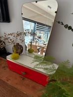 Retro wand kaptafel kaptafeltje, Ophalen of Verzenden, Zo goed als nieuw, 50 tot 100 cm, Minder dan 100 cm