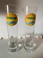 2x Bierglas van Tesselaar bier. Hoogte 21,5 cm., Ophalen of Verzenden, Zo goed als nieuw, Glas of Glazen, Overige merken
