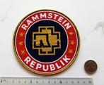 Rammstein republik   patch 23 + mooie goud print limited ed., Verzenden, Nieuw, Kleding