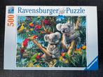 Ravensburger Puzzel 500 stukjes - Koala's, Ophalen of Verzenden, 500 t/m 1500 stukjes, Zo goed als nieuw, Legpuzzel
