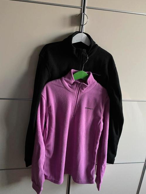 Wintersport 2 skipullies fleece roze en zwart maat 152, Kleding | Dames, Wintersportkleding, Zo goed als nieuw, Ophalen of Verzenden