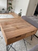 Salontafel van echt hout, 50 tot 100 cm, Minder dan 50 cm, Gebruikt, Ophalen of Verzenden