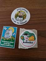 4241  Vintage Melk Stickers - Koboko, Melkman, Verzamelen, Ophalen of Verzenden, Gebruikt, Overige typen