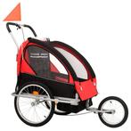Kinderfietskar wandelwagen fietsaanhanger 2in1 GRATIS BEZORG, Fietsen en Brommers, Fietsaccessoires | Aanhangers en Karren, Verzenden