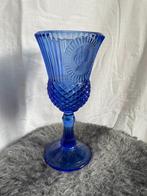 vintage Avon Fostoria cobalt Blue glas Martha Washington, Antiek en Kunst, Ophalen