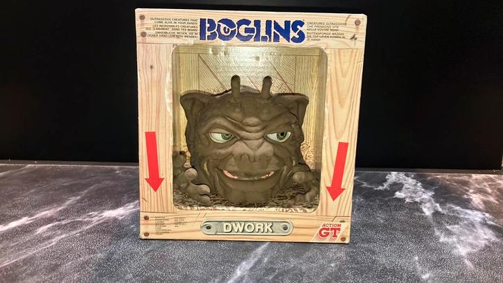 Boglins Dwork 1987 handpop Action GT, Verzamelen, Speelgoed, Gebruikt, Ophalen of Verzenden