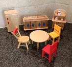 Houten Poppenhuis setje, Ophalen of Verzenden