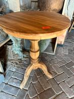 Wijntafel, tafel, bijzettafel, Huis en Inrichting, Ophalen, Minder dan 55 cm, Rond, Juf Brocante