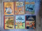 kuifje 1e reeks 1946-1960,  6 albums harde kaft, Gelezen, Ophalen of Verzenden, Meerdere stripboeken, Hergé