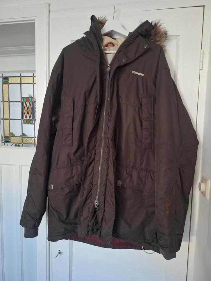 Mooie winterparka van Didriksons,, Kleding | Dames, Jassen | Winter, Zo goed als nieuw, Maat 46/48 (XL) of groter, Ophalen of Verzenden