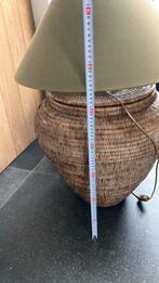 Supergrote birma rieten lamp, Ophalen of Verzenden, Zo goed als nieuw, Rond, 50 cm of meer