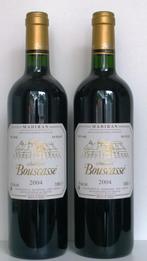 Chateau Bouscasse 2004 Alain Brumont set van TWEE flessen, Frankrijk, Nieuw, Ophalen of Verzenden, Rode wijn