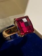 Top geel gouden ring 750-18 karaat, Verzenden, Goud, Ring