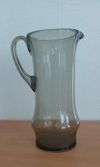 Vintage Grijs Groene Glazen Waterkan, Ophalen of Verzenden