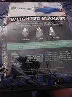 Verzwarings deken 91cm x 122cm voor volwassenen, Ophalen, Eenpersoons, Blauw, Nieuw