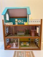 Poppenhuis met meubels, Kinderen en Baby's, Speelgoed | Poppenhuizen, Ophalen, Zo goed als nieuw, Poppenhuis