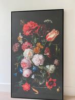 Canvas doek schilderij - bloem, Huis en Inrichting, Woonaccessoires | Schilderijen, Tekeningen en Foto's, Schilderij, Ophalen of Verzenden