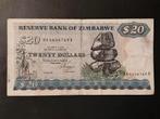 Zimbabwe 20 dollars 1983 VF, Ophalen of Verzenden, Zimbabwe