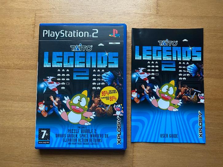 Taito Legends 2 ps2, Spelcomputers en Games, Games | Sony PlayStation 2, Zo goed als nieuw, Racen en Vliegen, 1 speler, Vanaf 3 jaar