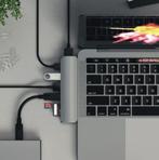 [NIEUWSTAAT] SATECHI Type-C Pro HUB Adapter voor MacBook, Computers en Software, Ophalen of Verzenden, Zo goed als nieuw, USB-hub
