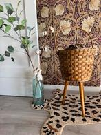 Vintage Mand met Houten Poten Sixties Naaikist Naaimandje, Ophalen, Gebruikt, Geen, Geen