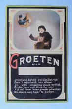 GROETEN UIT ..... (Dedemsvaart?) ca 1920 (2), Verzamelen, Ophalen of Verzenden, 1920 tot 1940, Gelopen, Drenthe