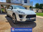 Porsche Macan SUV Hatchback 2017 | Route 66 Auctions, Auto's, Porsche, Gebruikt, Overige carrosserieën, Wit, Leder