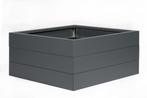 Actie Bloembak modulair antraciet, Tuin, 100 cm of meer, Vierkant, Nieuw