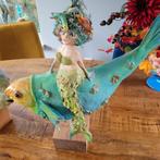 Zeemeermin op Vis - Handgemaakt Kunstobject, Ophalen